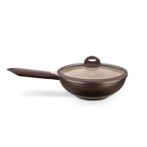 Wok Belga Com Tampa De Vidro N°28 Mta 8445