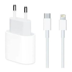 Carregador Usb-c Com Cabo Turbo 20w Para Iphone 13 13 Pro