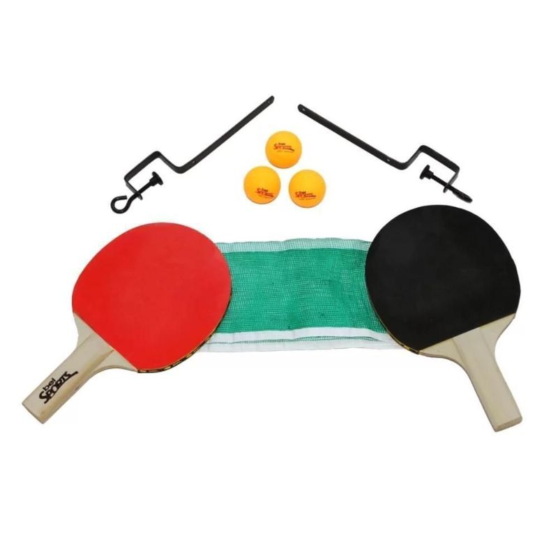 Kit com Raquete e Bolinha Para Tênis de Mesa Ping-pong