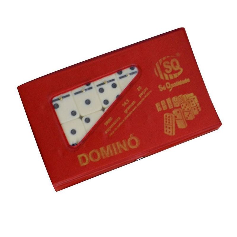 Jogo De Domino Profissional 28 Peças Jumbo 1,1 Cm Espessura