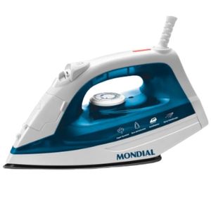Ferro A Vapor Mondial F32 C/ Spray 110V Branco/Azul