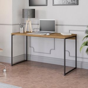 Mesa De Escritório Escrivaninha Industrial Freijó 1,36m