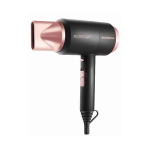 Secador De Cabelo Black Rose 1900w De Potência Mondial Preto Rose 220v
