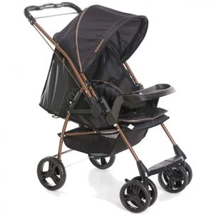 Carrinho De Bebê Galzerano Milano 1016 Preto/Cobre