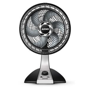 Ventilador Arno Silence Force 3 Velocidades Vf30cm Preto Com Cinza 127v