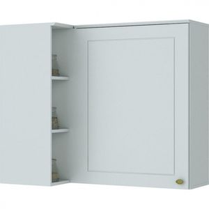 Armário Henn Americana Canto Reto 1 Porta Branco
