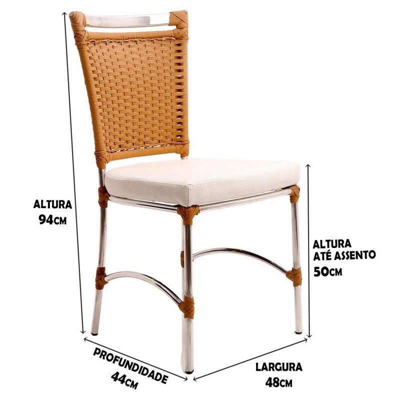 Cadeira Confortável Para Cozinha e Área Gourmet - Oferta Cadeira Alumínio e  Mais