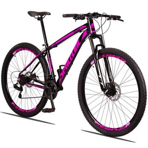 Bicicleta 29 Spaceline Vega 21v Preto+rosa
