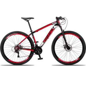 Bicicleta 29 Dropp Race 21 Marchas Preto+vermelho
