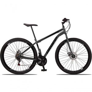 Bicicleta 29 Dropp Sport Aço 21 Marchas Freio A Disco Grafite+preto