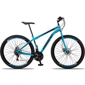 Bicicleta 29 Dropp Sport Aço 21 Marchas Freio A Disco Azul+preto