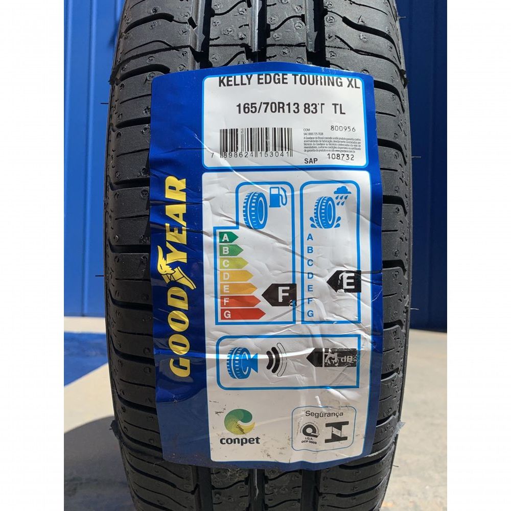 Kit 4 Pneus 165 70R13 83T Kelly Edge Touring Goodyear WebContinental