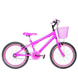 Bicicleta Infantil Feminina Aro 20 Aero Cor Pink