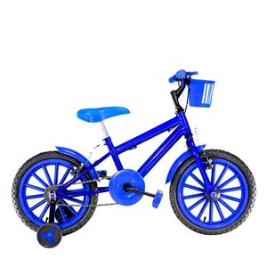 Bicicleta Infantil Masculina Aro 16 Nylon Cor Azul