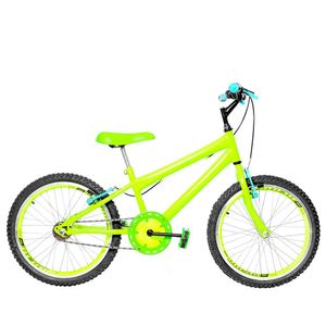 Bicicleta Infantil Masculina Aro 20 Aero Cor Verde Claro