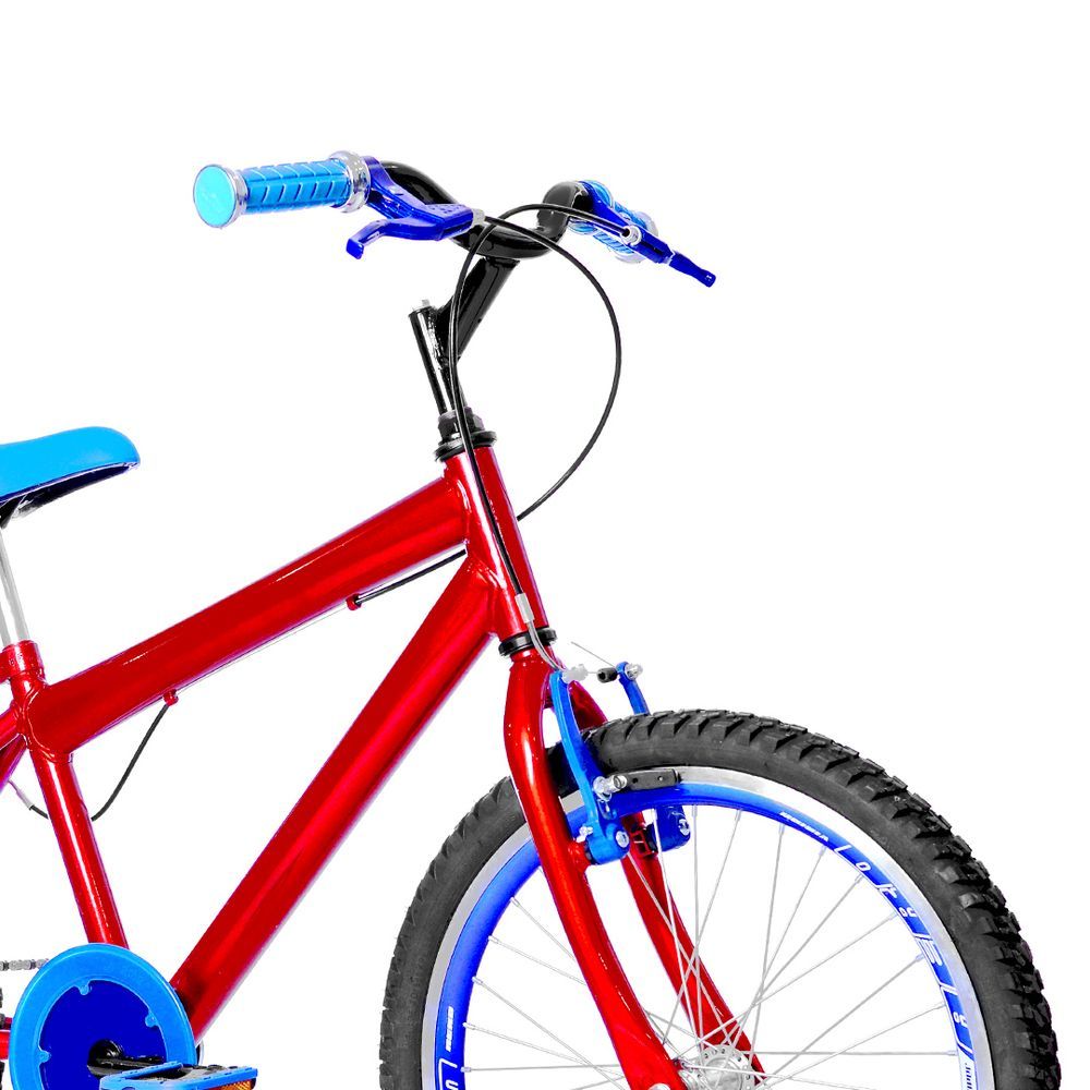 Bike Moto Cross Vermelha Aro 16, Uni Toys, 90 : : Esporte