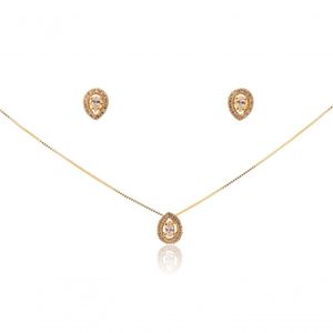 Conjunto De Gotas Com Zircônias