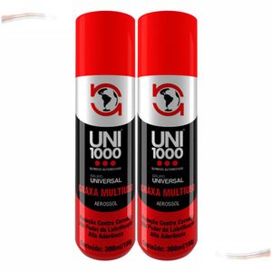 Kit 2 Graxa Spray Multiuso Lubrificante Alta Performance