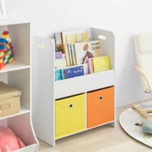 Organizador De Livros Com Nichos Infantil Sol 100% Mdf