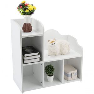 Organizador Infantil Com Assento Samira 100% Mdf (Crianças)