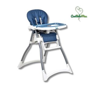 Cadeira De Refeicao Merenda Mescla Azul - Burigotto