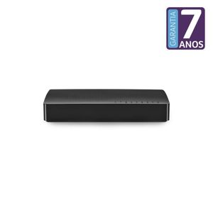 Switch Ethernet Vlan 10/100/1000mbps - Re128 Preto N/a