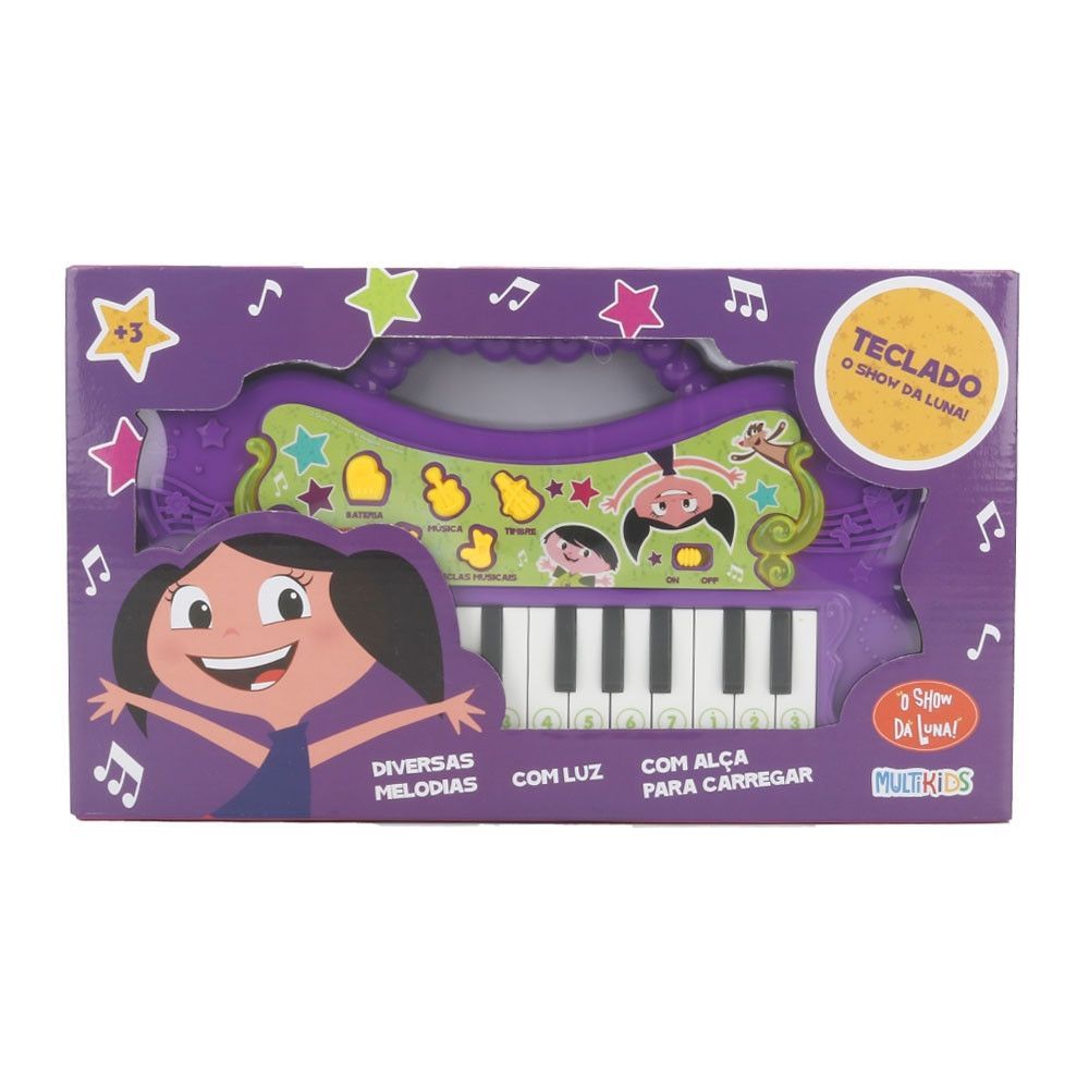 Piano Infantil com Luzes - LOL Surprise - Teclado Musical - Candide