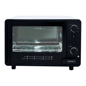 Forno Elétrico Calábria 45 Litros Com Termostato E Grill Nardelli Preto 110v