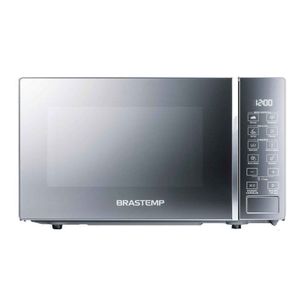 Microondas 20 Litros Espelhado Bms20ar Brastemp Inox 110v