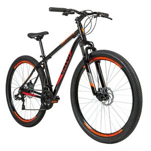 Bicicleta Caloi Aro 29 Vulcan Quadro Alumínio 17 Freio à Disco Preto