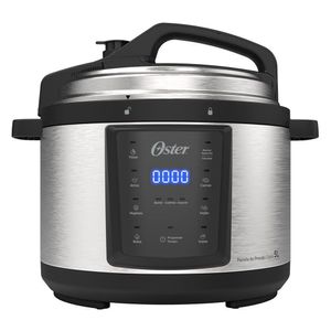 Panela De Pressão Elétrica 5L Antiaderente Oster Inox 110v