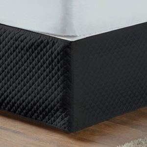 Saia Box Solteiro Basic Matelada Preto