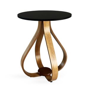 Mesa Lateral De Canto Pés Cebola 60X50Cm Preto