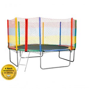 Cama Elástica Pula Pula 2,44 - Suporta 175 Kg