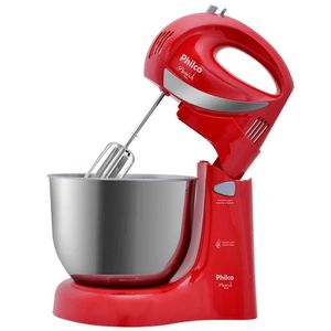 Batedeira Paris 4 Litros 350w Philco Vermelho 110v