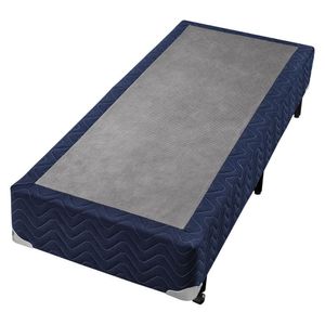 Base Box Para Colchão Solteiro Americanflex Nero Gel 24x100x200 Cm Azul