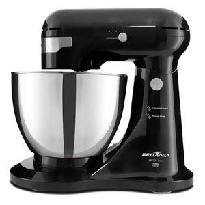Batedeira Britânia Turbo Bbt505p Com 4 Velocidades E 500w Preto 110v