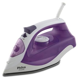 Ferro De Passar A Vapor Pfv320rx Base Cerâmica Com Spray Philco Roxo 220v