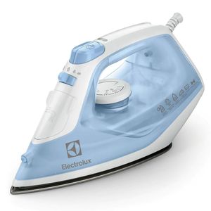 Ferro A Vapor Easyline Sie60 Com Spray Electrolux Branco Com Azul 110v