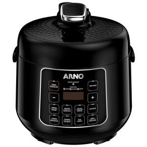 Panela De Pressão Elétrica Arno Pp25 Digital Compacta 2,5 Litros Preto 220v