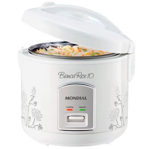 Panela Elétrica Bianca Rice Pe10 Função Aquecer 2 Litros Mondial Branco 110v
