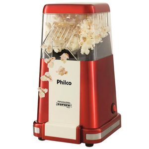 Pipoqueira Elétrica Popnew Retrô Philco Vermelho 220v