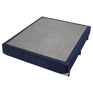 Base Box Para Colchão Casal Americanflex Nero Gel 24x138x198 Cm Azul