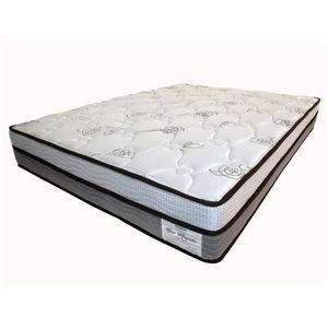Colchão Queen Size Ortobom New Magestic Com Ortopillow E Molas Ensacadas 27x158x198 Cm Marrom