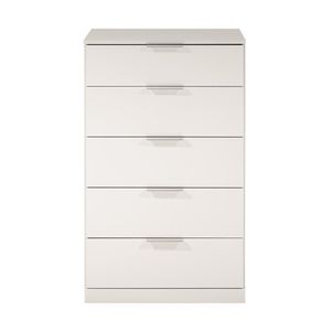 Cômoda Versatti Com 5 Gavetas Bartira Branco