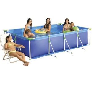 Piscina Retangular Mor Premium 1024 - 5000 L Azul