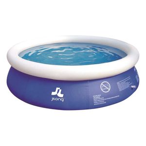 Piscina Jilong Prompt Set Pools Inflável 2490 Litros Azul E Branco