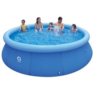 Piscina Redonda Inflável Jilong Com Bomba Filtrante - 8300 Litros Azul 220v