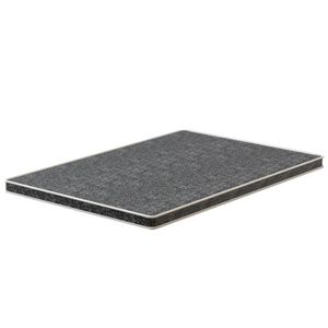 Colchonete De Casal Probel Guarda Costas Espuma D20 Com Fitim 8x138x188cm Preto