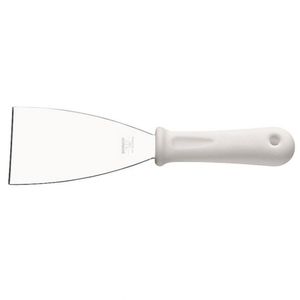 Espátula Raspadora Brinox Precision Em Aço Inox 8 Cm Branca Branco
